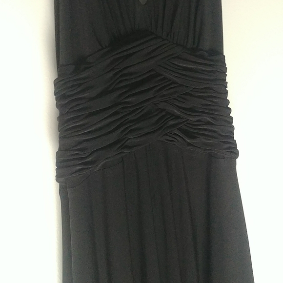 Jones New York Backless Ruffled Dress With Tie - Picture 6 of 10